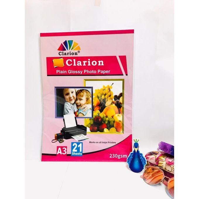 Clarion Glossy Photo Paper A3