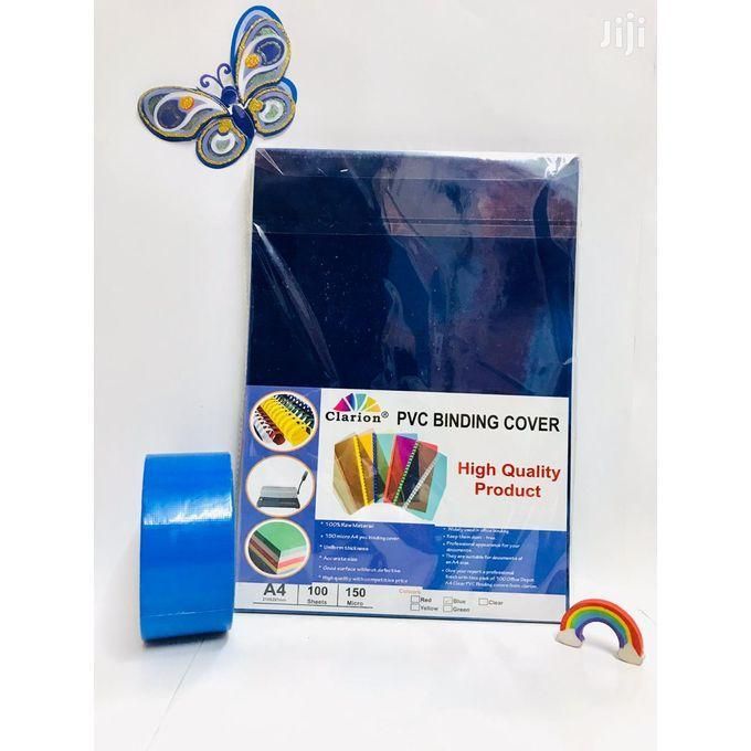 Clarion A4 BINDING COVER - Pack Of 100pcs - Blue